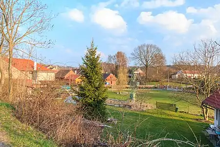 Une prairie depuis la route de Havlovice.