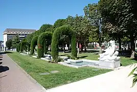 Jardin du Palais des congrès.