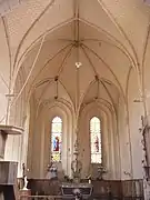 Vue intérieur de l'église.