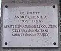 plaque commémorative