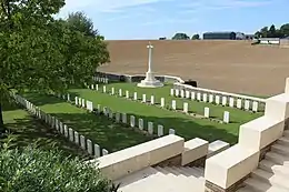 Le cimetière militaire de Louverval.