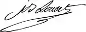 signature de Jean-Baptiste Louvet de Couvray