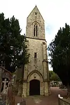 Le clocher classé de l'église Saint-Vigor.