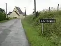 Entrée du hameau Ancinette