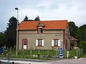 L'ancienne gare de Louvigny.