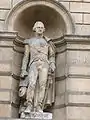 Statue du général Lariboisière rue de Rivoli à Paris.