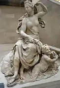 Le triomphe d'Amphitrite de d'Antoine Coysevox, qui se trouvait dans les jardins de l'hôtel Saint-Pierre de 1912 à 1939 (transférée au musée du Louvre à la Libération).