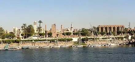 Louxor , capitale arabe de la culture 2017 pour l'Égypte.