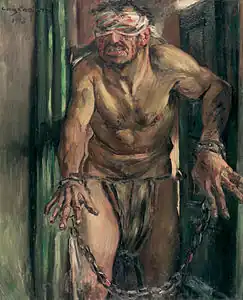 Samson aveugle, 1912par Lovis Corinth.
