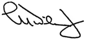 signature de Lowell Weicker