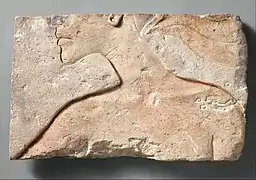 Fragment au buste d'Akhenaton.