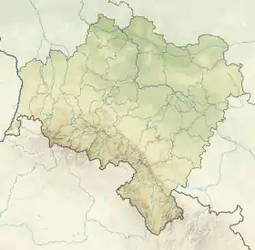 Voir sur la carte topographique de Voïvodie de Basse-Silésie