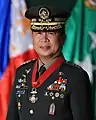 Cirilito Sobejana, général en chef des Forces armées des Philippines