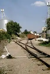 La gare de Luçay-le-Mâle, en 1993.