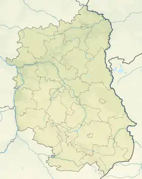 Voir sur la carte topographique de Voïvodie de Lublin
