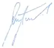 Signature de Lubomír Metnar