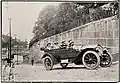 Une Luc Court est soumise à un test de montée (pente de 35%) dans le quartier de Santa Teresa, Rio de Janeiro, 1912.