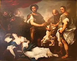 Luca Giordano, La mort de Lucrèce.