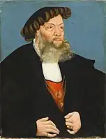 Lucas Cranach le Jeune, Jobst von Hayn, 1543.