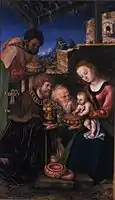 Adoration des Mages1515, Gotha