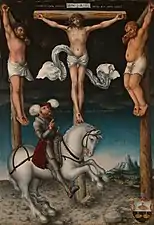 La Crucifixion avec le centurion converti, 1538Lucas Cranach