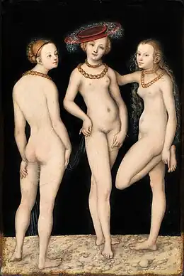 Les Trois Grâces (1531)