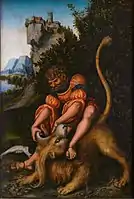 Samson et le lion1525, Weimar