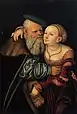 Cranach l'Ancien : couple impair