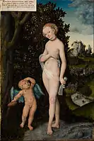 Vénus et Cupidon1530, Copenhague