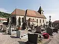 Église Saint-Hilaire et cimetière.