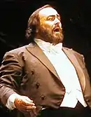 Luciano Pavarotti en 2002.