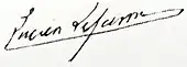 signature de Lucien Lejeune