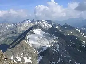 Vue de l'Äußerer Knappentröger, au centre à droite.