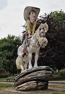 Statue de Lucky Luke.