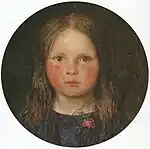 Portrait de Lucy Madox Brown par son père, Ford Madox Brown