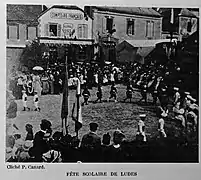 Fête scolaire en 1906.