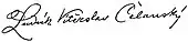 signature de Ludvík Čelanský