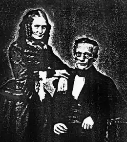 Ludwig Aaron Gans et sa femme, Rosette Gans (née Goldschmidt)