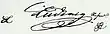 Signature de Louis II