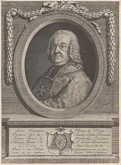 Louis César Constantin de Rohan-Guéméné dit « le Cardinal de Rohan » (1697-1779), évêque de Strasbourg, cardinal.