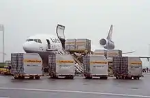 Lufthansa Cargo MD11 Beladung