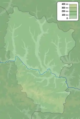 Voir sur la carte topographique de l'oblast de Louhansk