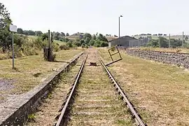 La voie vers l'est (Saint-Saturnin) en août 2020.