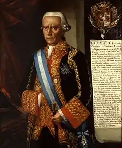 Luis de Córdova y Córdova, amiral de l'Armada royale.
