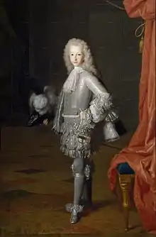 A. Habit de novice de l’ordre du Saint-Esprit, 1717.