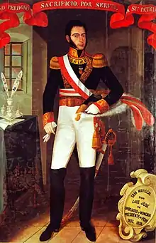 Le président Luis Jose de Orbegoso y Moncada.