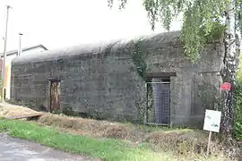 Blockhaus construit par les Allemands durant la Seconde Guerre mondiale.
