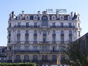 Le Luk Hôtel (ex Central-Hôtel), carrefour Tourny, hôtel jusqu'en 2007