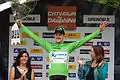 Luke Dubridge avec le maillot vert du meilleur sprinter