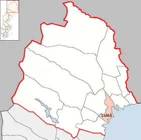 Localisation de Luleå